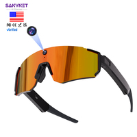 Lunettes Intelligentes SNT SOLIS avec Caméra 8MP, Enregistrement Vidéo 1200P, Lecteur de Musique, Lunettes Connectées IA pour l'Extérieur 2026 (Stock US)