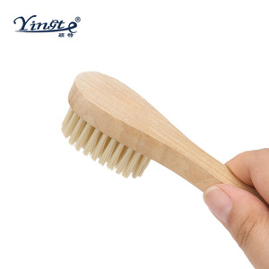 Yinste Solid Wood Shoe <b>Brush</b> Bristle Soft Household Cleaning <b>Brush</b> - Product Image 3