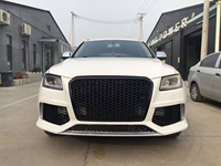 Nouvelle calandre nid d'abeille PNB de haute qualité pour Audi Q5 SQ5 2013-2018, kit de pare-chocs avant à clipser, installation facile, capteur d'aide au stationnement