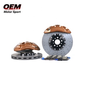 Nouveau kit d'étriers de frein AKBONO 8 pistons 374 mm haute performance avec garantie d'un an pour les modèles Mercedes- C63 E63 G63 - Product Image 2