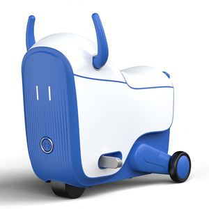 GNU New Design Kids Luggage Child Electric Scooter Ride on <b>Suitcase</b> Luggage Children Travel <b>Suitcase</b> - Product Image 4