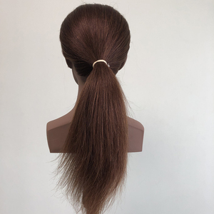 Tête d'entraînement en cheveux humains de 22 pouces, taille épaule, pour un cosplay efficace, le théâtre et la conception de costumes - Product Image 3