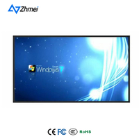 Papan Tulis Interaktif 4K Berkualitas Tinggi Layar Sentuh Kapasitif Bingkai Aluminium Alloy Garansi 5 Tahun Layar LCD Multifungsi