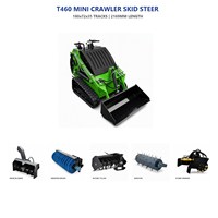 Minipala Compatta Cingolata con Batteria al Litio 8kW 72V o Benzina 17kW EPA EURO5, con Piattaforma per Operatore