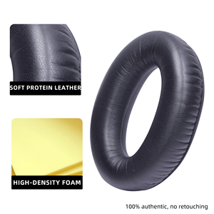 Pour <span class=keywords><strong>Bose</strong></span> Aviation X A10/<span class=keywords><strong>A20</strong></span> Coussinets d'oreille de remplacement pour casque en cuir PU souple haute densité et mousse d'isolation phonique pour une utilisation optimale - Product Image 3