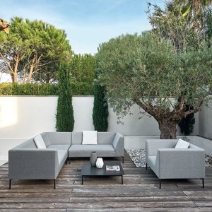 Outdoor furniture corner sofa with aluminum base and upholster corner <strong>seating</strong> 2022 - Product Image 6