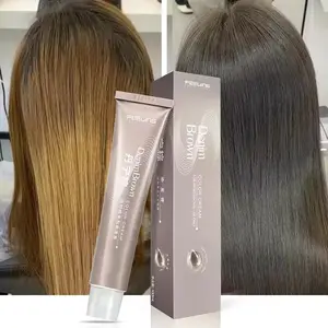 Feeling Professional Wide Palette Brown Series Hair Dye Colour 100% Coverage Permanent Hair Color Cream 20 Shades