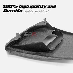 สำหรับนิสสัน 350Z Z33 ช่องดักอากาศไฟหน้าแบบ EPA ด้านซ้าย วัสดุไฟเบอร์กลาส ไม่ทำสี - Product Image 3