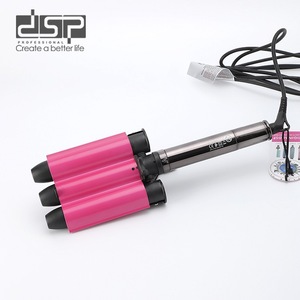Dsp Professional 3 Barrel Curling Iron 1.25 In Adjustable Heat Settings For Women Hair Styling - Product Image 2