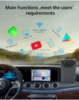 Carplay Android Auto CP-308 pour boîtier Android 11, sortie HD, USB Plug-n-play, streaming TV/YouTube/Netflix, écran de voiture, 1 an