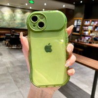 Support pliable pour objectif d'appareil photo avec miroir, coque transparente pour téléphone portable pour iPhone 11 12 13 14 15 16 17 18 Pro Max