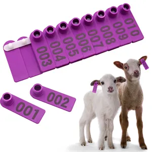 Plastic Goat Ear Tag Animal Equipment TPU Goat Sheep Ear Tags Marker for Livestock Farm