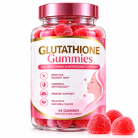 Gummies de glutathion à marque privée avec collagène pour la santé antioxydante de la peau