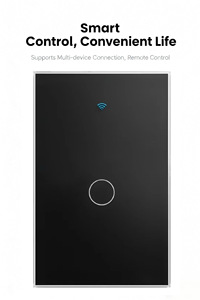 UOULYN US 10A Interruttore a Muro Smart WIFI a 1 Gang con Pannello in Vetro 120*75mm per Casa, Supporta Connessione Wi-Fi - Product Image 5