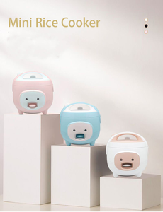 Mini Arrocera de 1.0-1.2L con Diseño de Cara Adorable, LED Blanco y Rosa con Ojos y Botón de Sonrisa, Olla Antiadherente, Función Mantener Caliente con un Botón, Fabricación OEM - Product Image 6