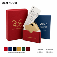 Cartes à Jouer en Papier Personnalisées OEM/ODM Écologiques et Durables, Boîte Cadeau, Jeux de Société Stratégiques pour la Famille, Souvenir Touristique Culturel, Lisses