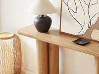 AJUNION Table console en bois minimaliste et moderne Meubles décoratifs pour la maison Table d'entrée pour le salon