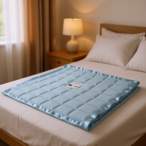 ผ้าห่มนวมน้ำหนักเบา ผลิตจากโพลีเอสเตอร์แบบเย็บติดกัน รูปทรงสี่เหลี่ยมผืนผ้า ใช้ได้ทุกฤดู สไตล์มินิมอล - Product Image 2