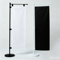 Support de bannière de table imprimé sur mesure, mini bannière verticale de table, mini drapeau Nobori avec support