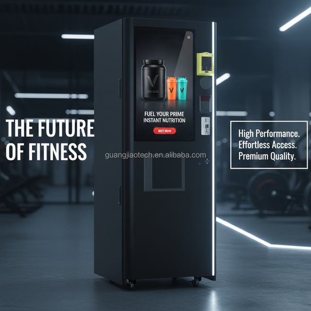 Automatic Whey Protein Making Machine With Mixing System and Touch Screen Fresh Smoothie Vending for Fitness Club