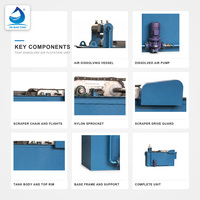 Usine de traitement et de recyclage des eaux usées de papeterie, de teinture textile et d'impression, avec réservoir de flottation à air dissous (DAF)
