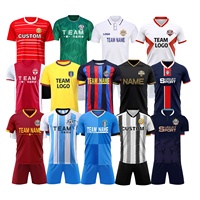 Camisa de futebol em branco com design personalizado, camisa azul de futebol uniforme masculina 2022