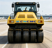 Compacteur à roues en caoutchouc CNCMC TRW20-30, pression des pneus 307-460 kPa, moteur Cummins 125 kW, pour finition de surfaces d'aéroports et rouleaux compresseurs routiers