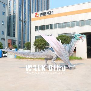 Dragon mécanisé géant animatronique Zigong Chuangying avec ailes, dinosaure personnalisé, dragon occidental, à vendre - Product Image 3
