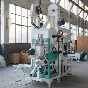 Современная автоматическая мини-установка для измельчения риса Sunfield/1 тонна в час, полностью завершенная производственная линия для измельчения риса, оборудование для зерновой обработки