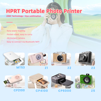 Imprimante photo couleur portable Hanin HPRT MT53 Mini Pocket 3 pouces, imprimante photo sans fil USB AR pour téléphone portable