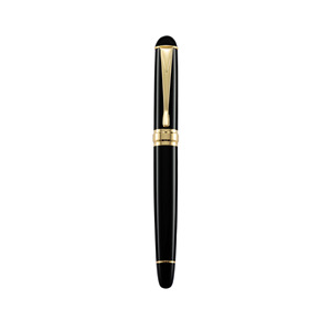 Penna Stilografica di Lusso in Metallo con Pennino Bicolore da 1mm, Corpo in Metallo, Cappuccio a Scatto per Affari <span class=keywords><strong>e</strong></span> <span class=keywords><strong>Calligrafia</strong></span> - Product Image 1