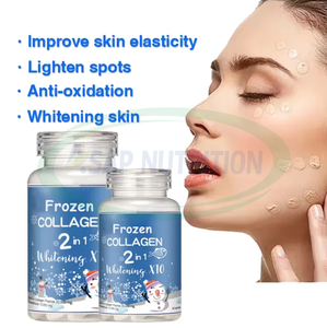 Collagène en capsules 2 en 1 de marque privée ASAP, compléments alimentaires pour le soin de la peau, collagène congelé 2 en 1, capsules blanchissantes - Product Image 2