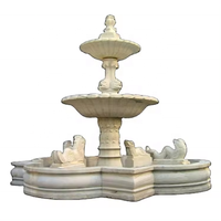 Statue de cygne en marbre blanc personnalisée, fontaines de jardin en pierre pour l'extérieur - Design unique pour votre maison, fontaine à eau en forme de cygne