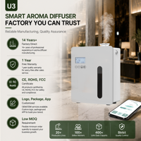Diffuseur d'arômes pour hôtel HVAC, diffuseur de parfum Bluetooth, 300 ml, panneau tactile, machine à diffuser des huiles parfumées