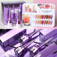 Kit professionnel de vernis à ongles en gel HS, 8 couleurs, 15 ml, logo personnalisé, manucure, nail art, non toxique, séchage UV LED, ensemble de gel UV, utilisation en salon