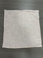 Housses de coussin effet lin bicolores en stock, 270 GSM, 100 % polyester, 4 couleurs et 2 tailles