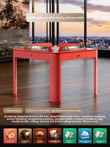 Mesa de Mahjong Electrónica Multifuncional Totalmente Automática con Material Compuesto de Plástico ABS y Hierro, Funcionamiento Totalmente Automático - Product Image 4