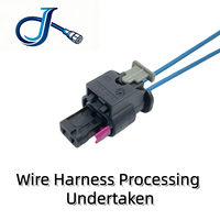 Conector Automotriz de 2 Pines 4F0973702 para Arnés de Cables, Sensor de Impacto, Inyector de Urea para VW