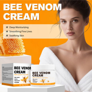 Crème au venin d'abeille hautement efficace, éclaircissante, anti-inflammatoire, 120 ml, pour peaux grasses sujettes à l'acné, soin de nuit - Product Image 4