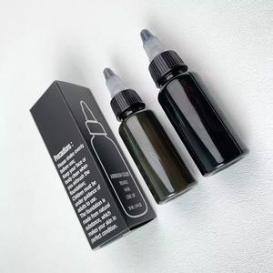 OEM Schwarz Dunkelbraun Semi Permanent Airbrush Compressor Dye Haar Bart Farbstoff für Männer - Product Image 5