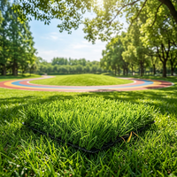 Hochdichter Umweltfreundlicher Kunstrasen-Teppich 20mm 30mm 40mm für Hinterhof Garten Spielplatz Landschaftsgestaltung Kunstrasenrolle