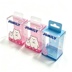 Boîte cadeau en plastique transparent personnalisée en gros, boîte d'emballage en PVC avec trou pour crochet européen pour l'affichage de jouets lumineux à LED, logo personnalisé - Product Image 6