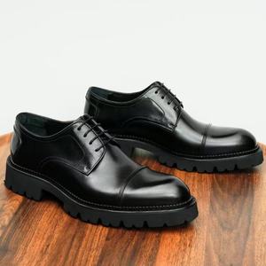 Botas de Nieve para Hombre, Otoño-Invierno 2026, Estampado de Leopardo, con Cordones, Cómodas, de Cuero Genuino, Casuales, Formales, para Negocios - Product Image 5