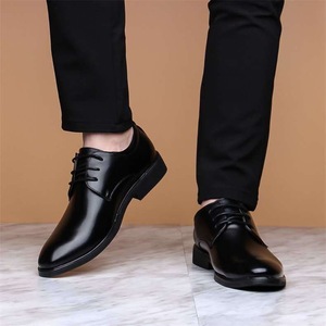Men's Professional Slip-On <b>Work</b> <b>Shoes</b> PU Upper Waterproof Anti-Slip Dressy Office Career Loafers <b>Comfort</b> All-Season - Product Image 2