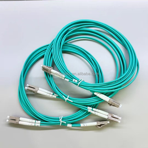 Factory Direct 3M LC to LC OM3 Multimode Duplex Fiber Patch Cord 50 125 Aqua LSZH Fiber Optic <b>Cable</b> for 10G Data Center Network - Product Image 5