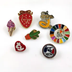 Professional Custom Metal Pins High Quality Hard Soft Enamel Colorful Anime Badge Brooch