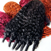 Peluca de Cabello Humano Remy Birmano Natural Color 99j con Encaje Frontal 13x4, Densidad 180%, Larga y Rizada, Sin Pegamento, Negra
