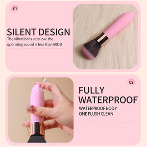 Cepillo Vibrador con 10 Frecuencias, Estimulador de Clítoris y Punto G, Discreto, de Silicona, Juguete Sexual para Mujeres - Product Image 2
