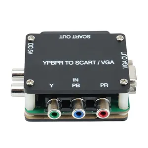 YUV TO RGBS YPBPR To SCART YPBPR TO VGA อุปกรณ์แปลงโค้ดคอนโซลเกม RGBS เป็นส่วนประกอบที่แตกต่างของสี