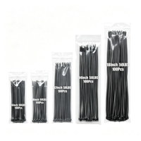 Attaches de câbles robustes en PA66 résistant aux UV, 12 pouces, attaches en plastique étanches pour l'extérieur, attaches industrielles